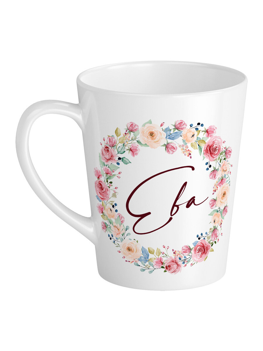 фото Кружка Венок розочки розовые Ева