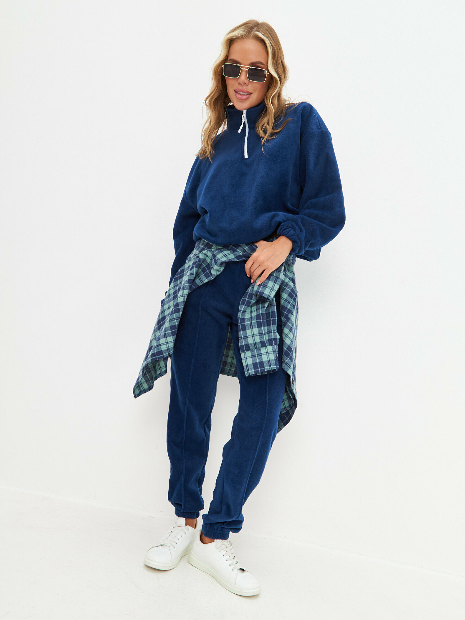 Костюм спортивный Nila размер 3XL-4XL синий/темно-синий