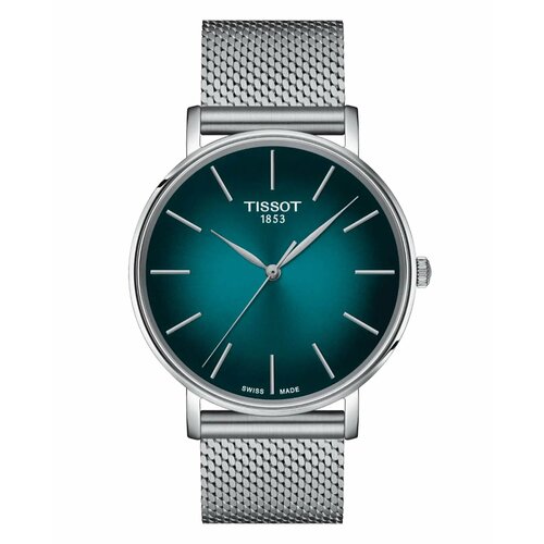 фото Наручные часы tissot t1434101109100, серебряный, зеленый