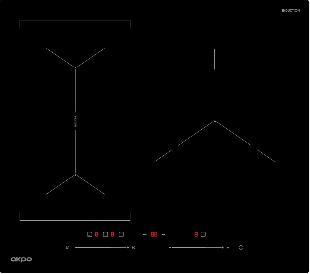 AKPO Индукционная поверхность AKPO PIA 6093119FZ BL