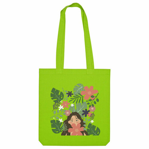 фото Сумка шоппер us basic, зеленый