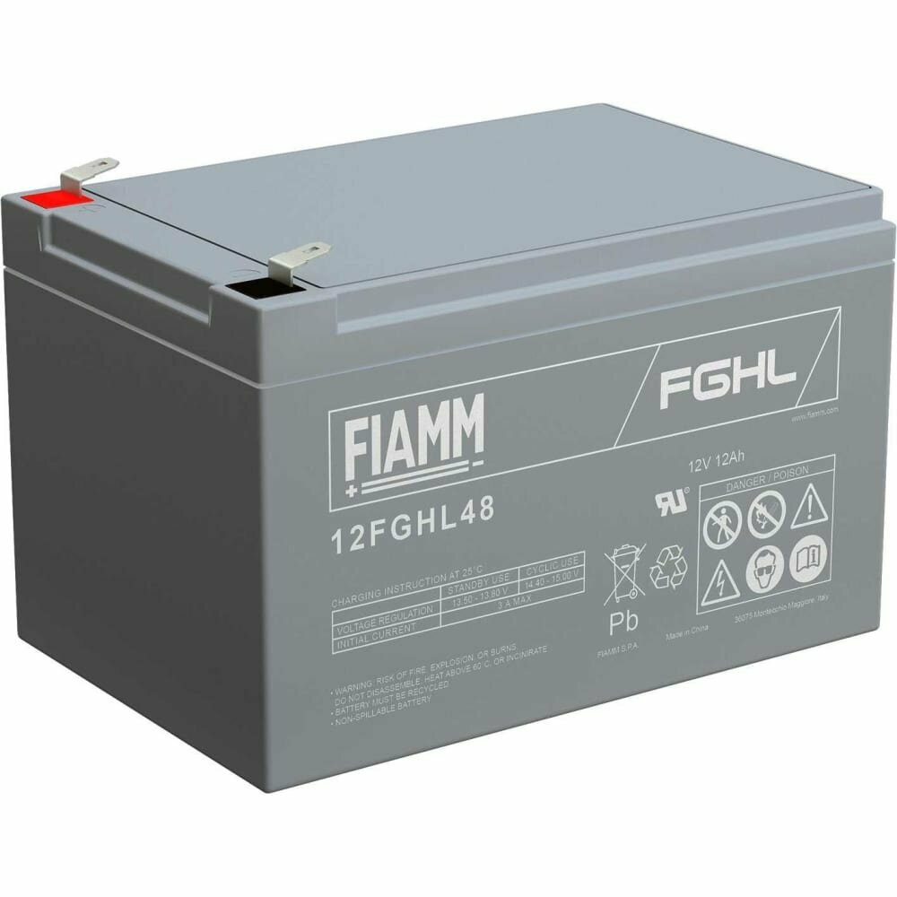 FIAMM Аккумуляторная батарея 12В - 12Ач 12FGHL48