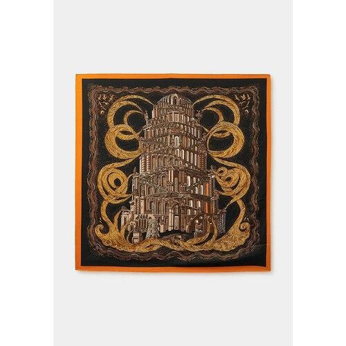 фото Платок rosedena,90х90 см, черный