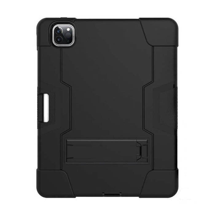 Противоударный защитный чехол для iPad Pro 12.9 (2018) / iPad Pro 12.9 (2020) METROBAS Survivor Armor Case черный