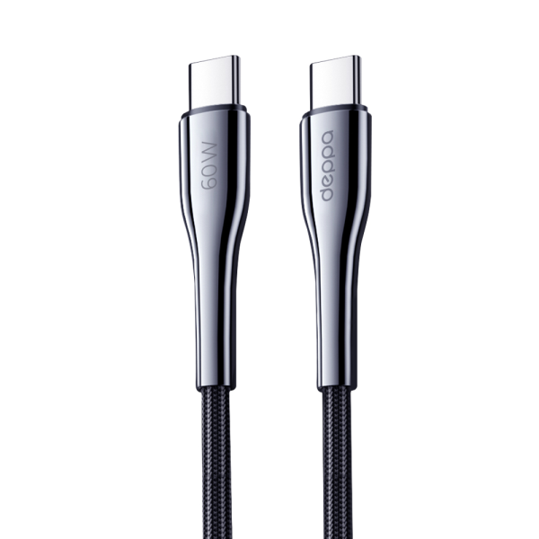 Кабель Deppa (72526) USB-C - USB-C 1,5 м черный Apollo