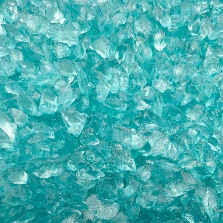 фото Стеклянная крошка цветная для декора, эпоксидной смолы, мозаики 300гр. фракция 10мм-15мм.