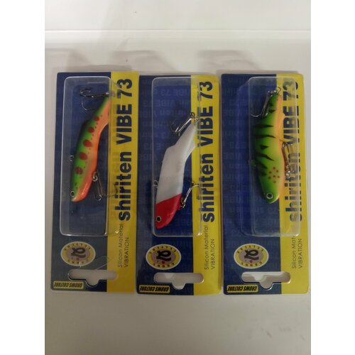 фото Воблер раттлин vibe 73 3 шт. нет бренда