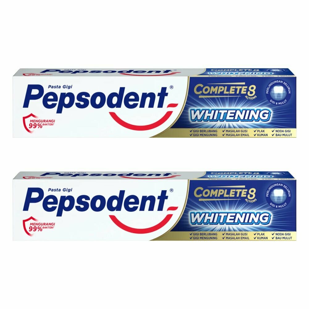 Зубная паста Pepsodent Комплекс 8 Отбеливание 75 гр. х 2 шт.