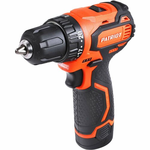 Дрель-шуруповерт аккумуляторная бесщеточная Patriot BR367LIBL 12 В Li-Ion 2x2 Ач 1596800₽