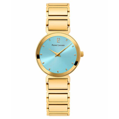 фото Наручные часы pierre lannier, голубой, золотой