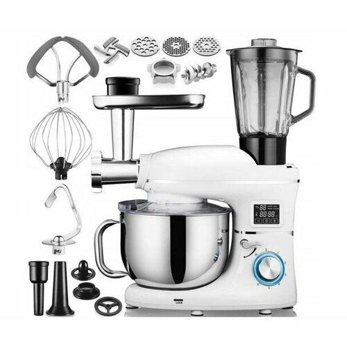 Планетарный кухонный комбайн с подогревом чаши KERCH RotaryHOT 3000 Вт белый 3907200₽