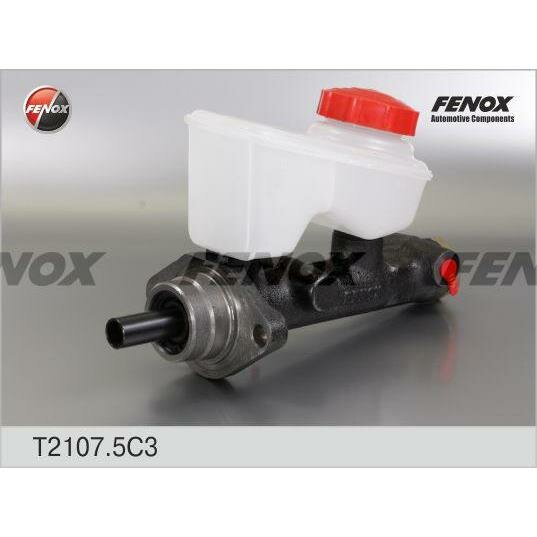FENOX T2107.5C3 (2141350501010) цилиндр главный привода тормозов чугун с бачком