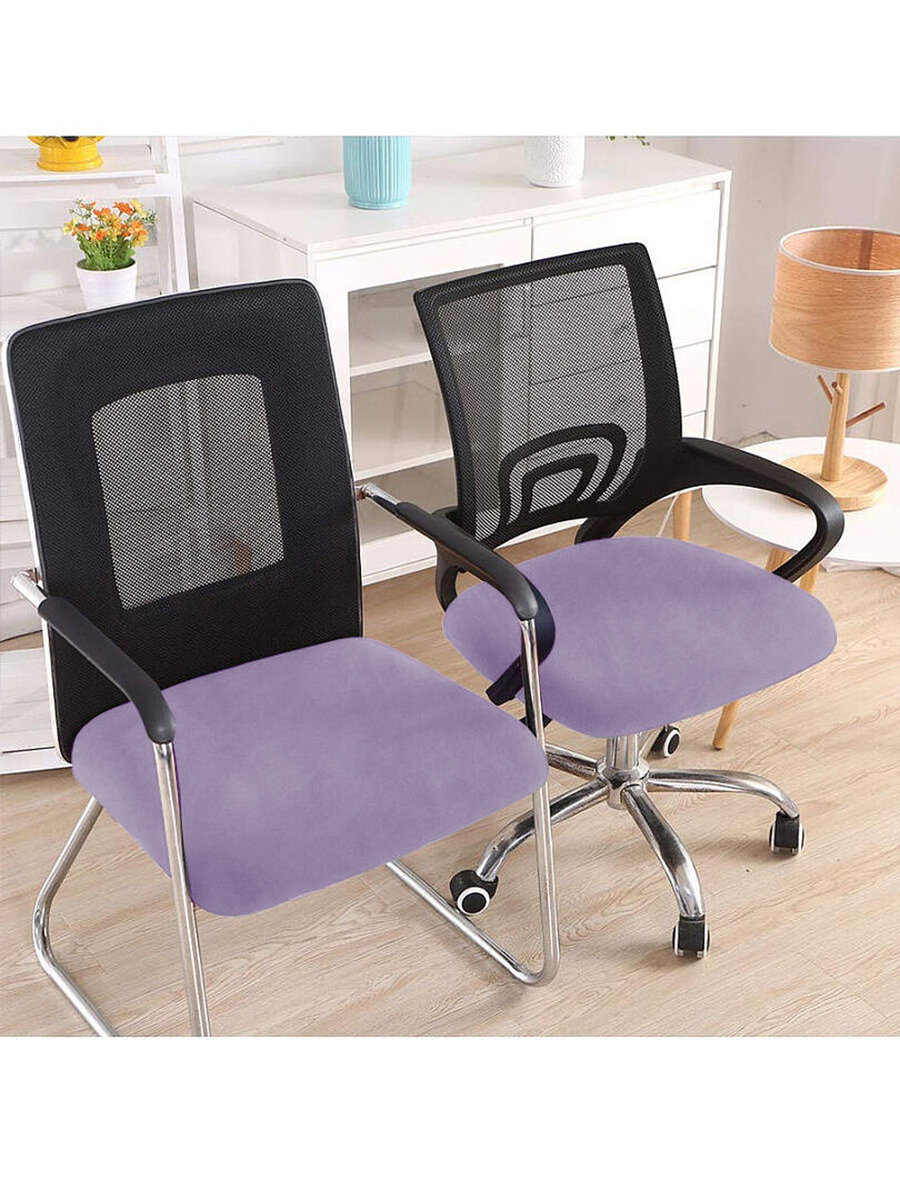 Чехол на сиденье компьютерного кресла Бруклин сиреневый