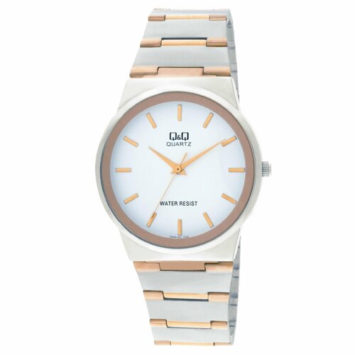 фото Наручные часы q&q, серебряный, голубой