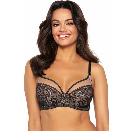 фото Бюстгальтер ava lingerie, размер 70g, коричневый