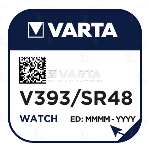 Батарейка часовая Varta 393 Silver Oxide 1.55V