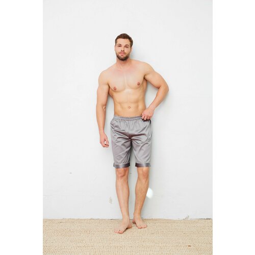 фото Шорты perosio, размер l, серый, белый