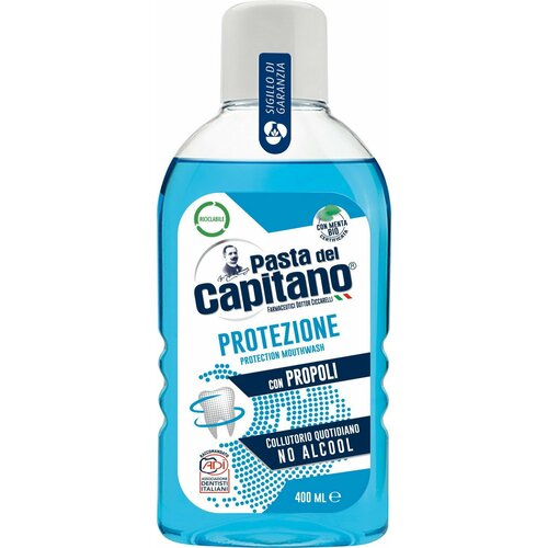 Ополаскиватель для полости рта Pasta del Capitano Protection with Propolis Защитный с Прополисом 400 мл 8002140032806 ополаскиватель для рта pasta del capitano protection with propolis защитный с прополисом 400 мл