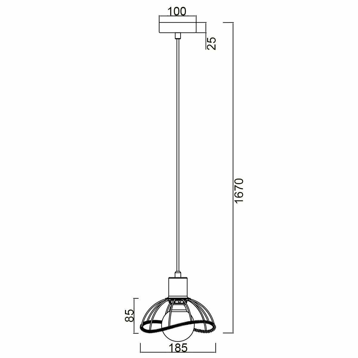 Подвесной светильник Vele Luce Formula VL6482P01 - фото №6