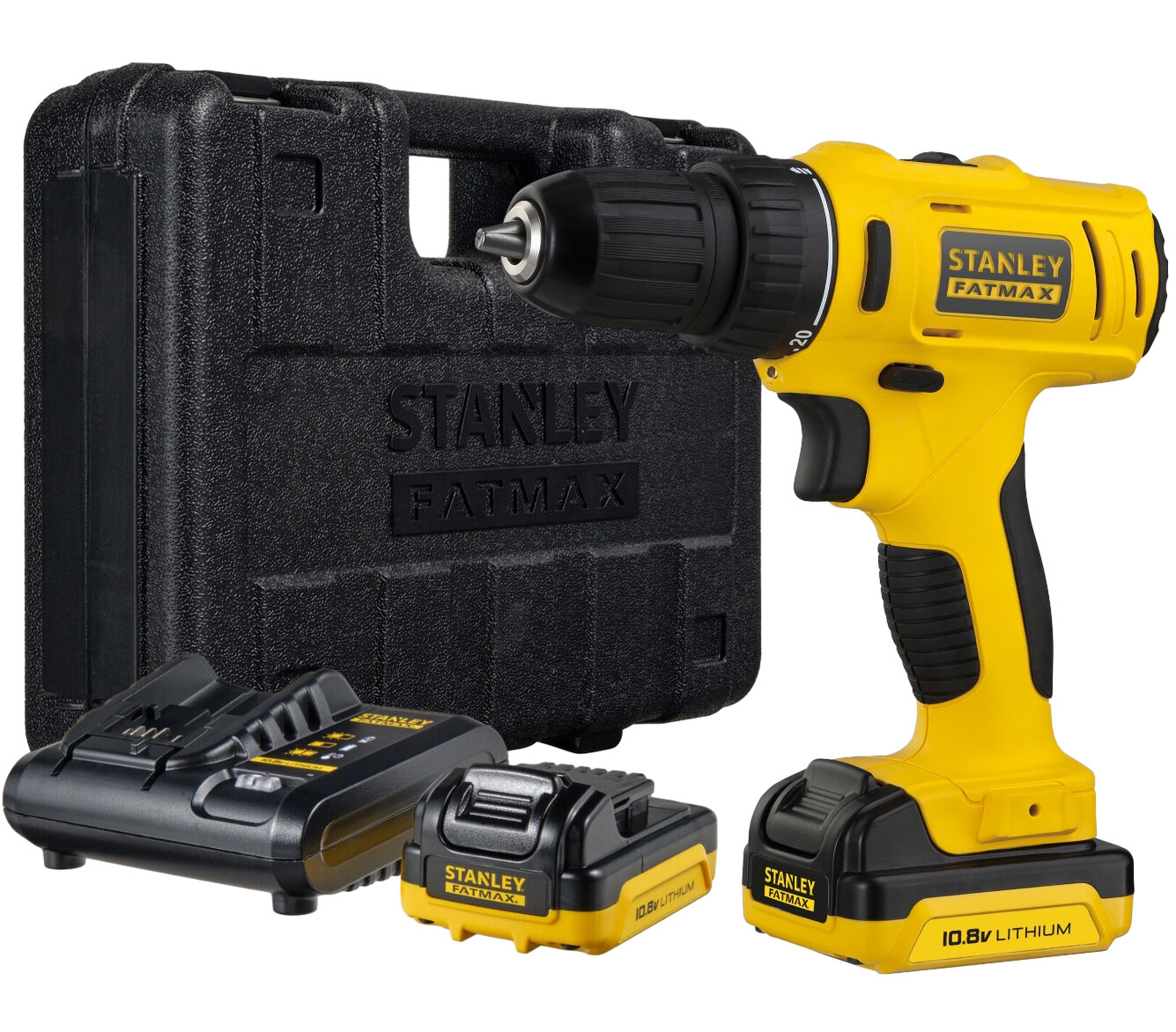 Шуруповерт аккумуляторный Stanley Fatmax FMC011S2, 10.8 В Li-ion 2X1.5 Ач - фото №5