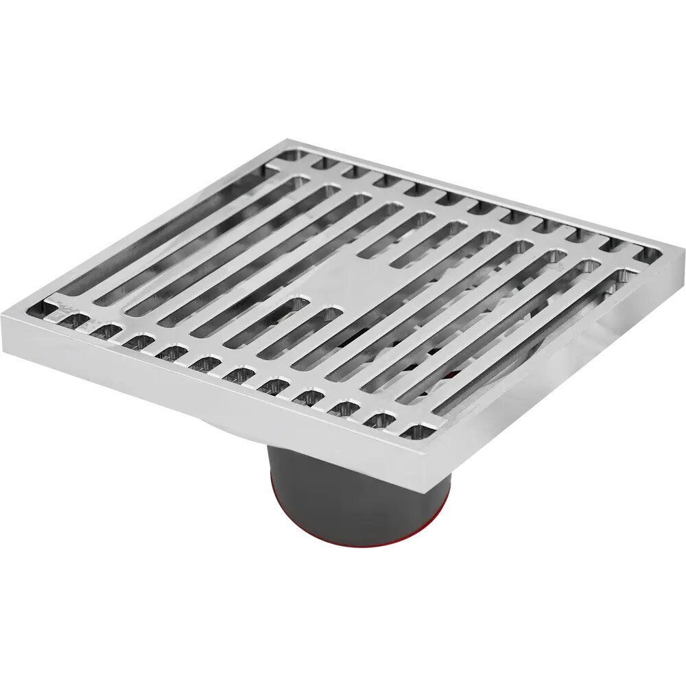 фото Трап для душа сливной 100х100 мм, хром Orange OT01-005cr