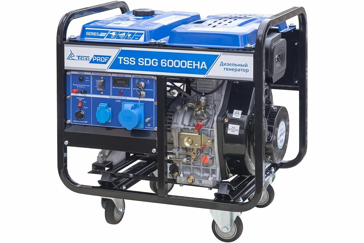 Дизель генератор TSS SDG 6000EHA (6,5кВт)