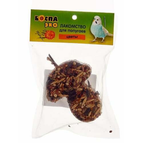 Боспа Лакомство для попугаев Эко Грибок фрукты, 40 г