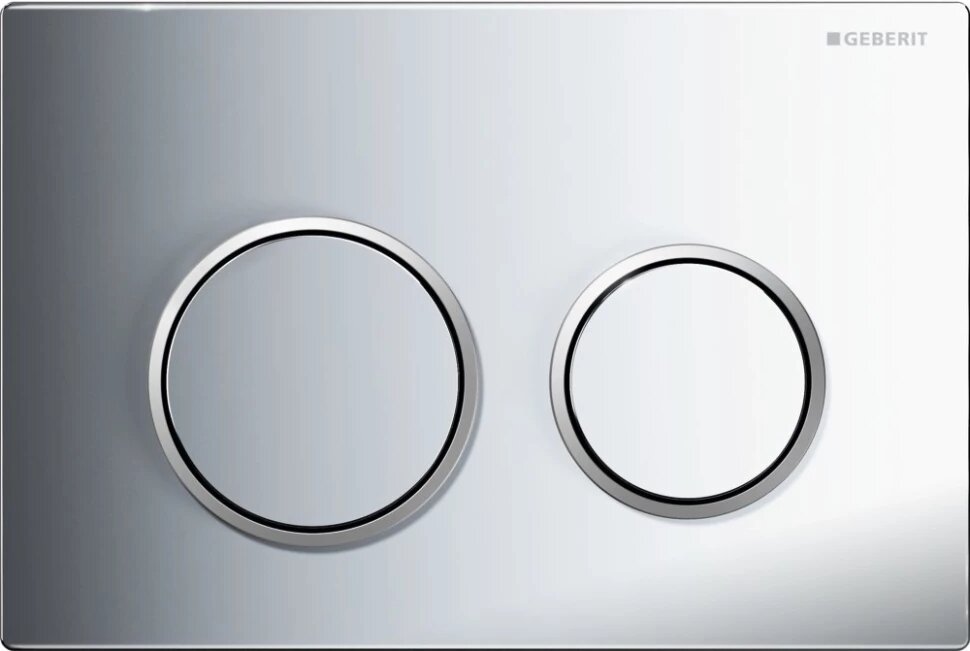 Кнопка смыва Geberit Omega 20 115.085. KH.1 для инсталляции хром/матовый хром/хром