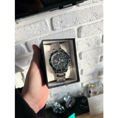 фото Наручные часы casio касиоэдиф1, серебряный