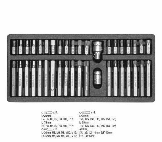 Набор бит Yato - фото №6