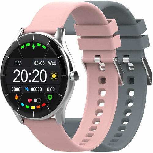 Смарт-часы Hiper IoT Watch GT Rose умная лампа hiper iot led r2