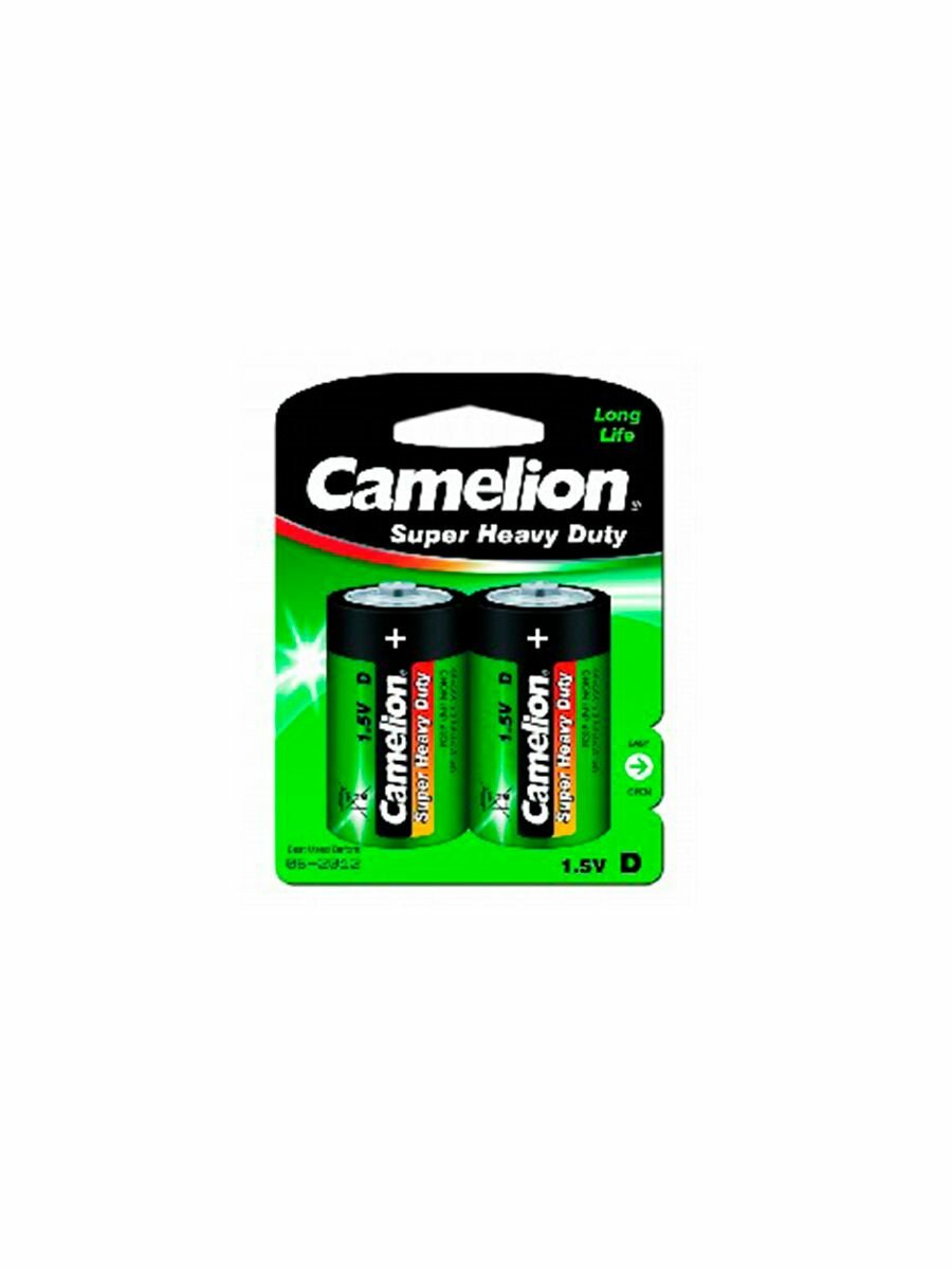 Батарейка Camelion R20 BL-2 1.5В