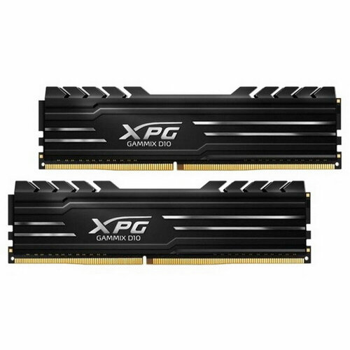 Модуль памяти ADATA XPG GAMMIX D10 DDR4 DIMM 8 Гб PC4-28800 2 шт. Black память a data xpg gammix d10 ax4u360016g18i sb10 16 гб ddr4 16 гбx1 шт 3600 мгц