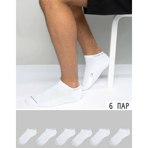 фото Носки calvin klein, 6 пар, размер 40-46, черный