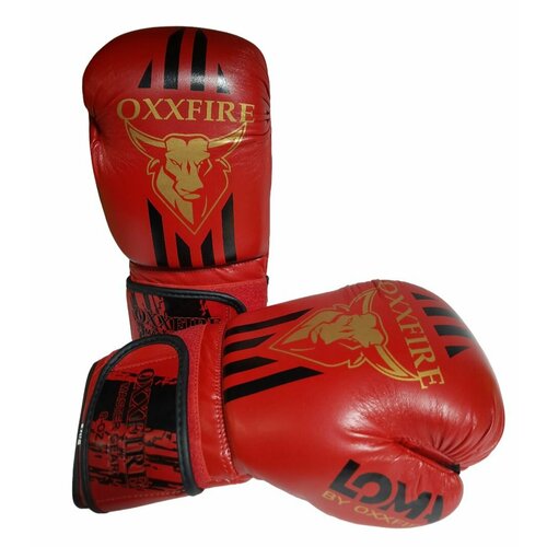 Спортивные боксерские перчатки OXXFIRE Muay Thai, DX - 8oz / красные