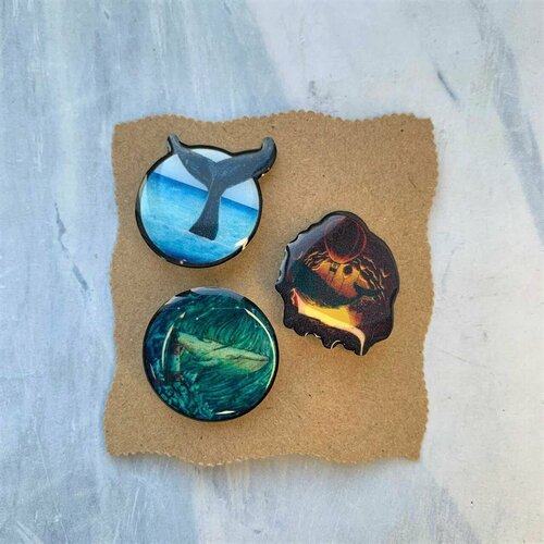 Комплект значков Ramona, синий