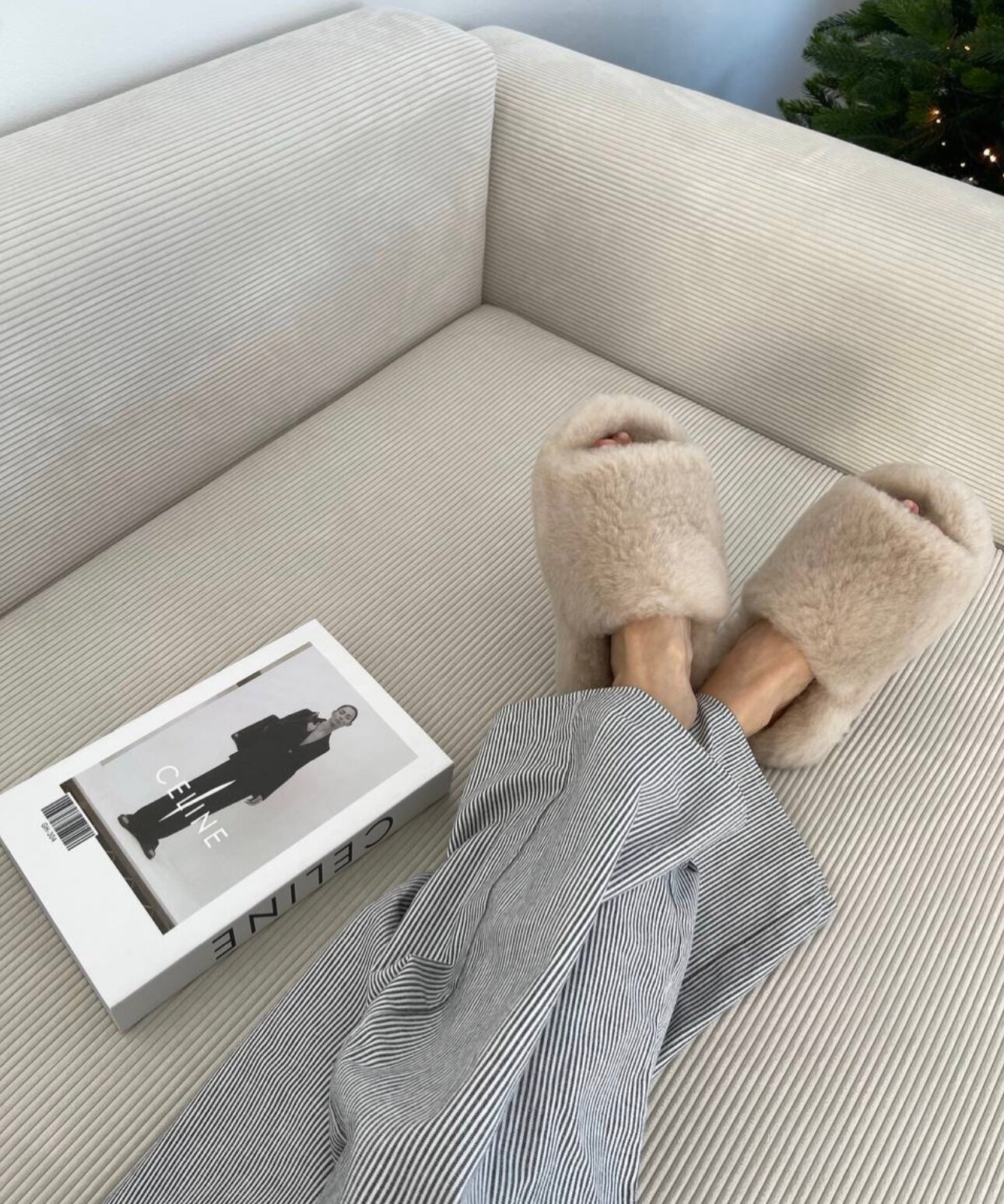 Тапочки, размер 40, бежевый — фото 1