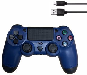 Геймпад беспроводной DOBE для PS4, темно-синий (TP4-883)