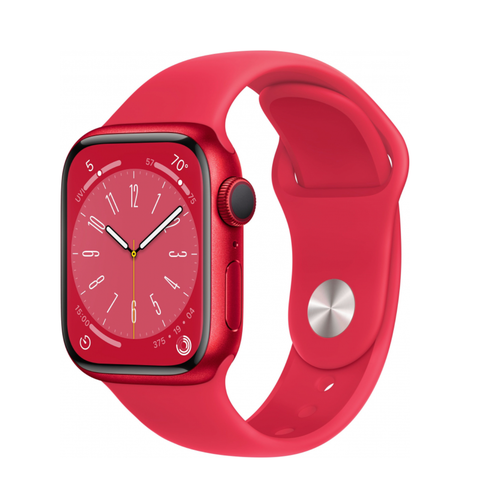 Apple Watch Series 8 45mm (PRODUCT)RED Aluminum Case with (PRODUCT)RED Sport Band (GPS) (размер S/M)