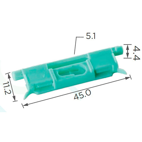 Клипса крепления молдинга лобового стекла (OEM: 91541SM4003, 91542SP0003) 773723