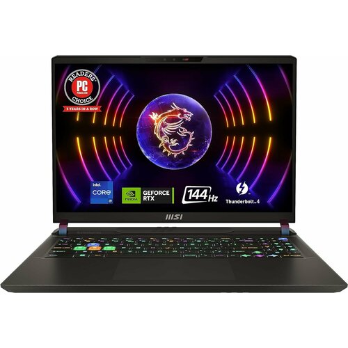 16 Игровой ноутбук MSI Vector GP68 HX Intel i9-13950HX RTX 4080 16GB RAM SSD 1TB FHD 144Hz Win 11 Home 13VH-098US английская раскладка 22789000₽