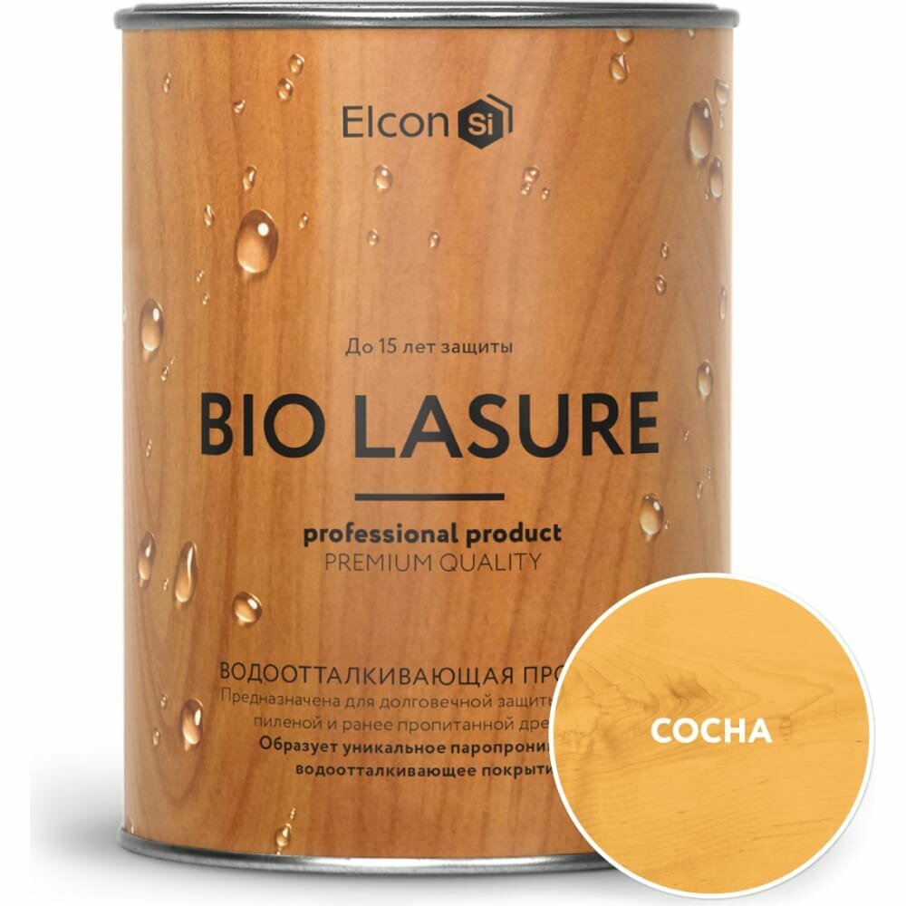 Водоотталкивающая пропитка для дерева Elcon Bio Lasure