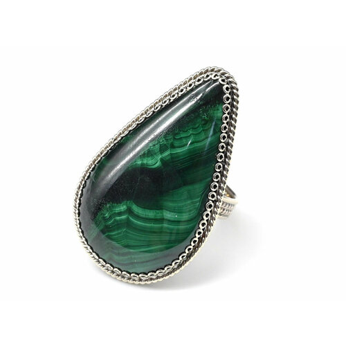 Кольцо Радуга Камня, малахит, размер 19, зеленый кольцо радуга камня малахит размер 19 зеленый
