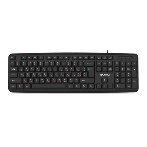 Клавиатура проводная SVEN KB-S230 черный 61900₽