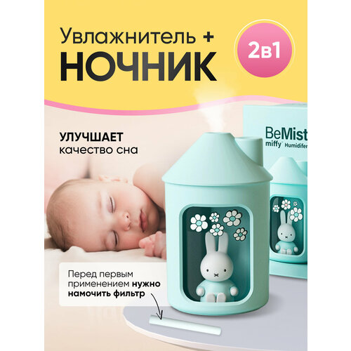 Увлажнитель с подсветкой - детский мини-увлажнитель воздуха с функцией ночника 175900₽
