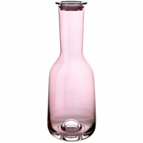 Стеклянный графин для воды 1 л розовый серия Acquacheta IVV IVV-83424 6280₽
