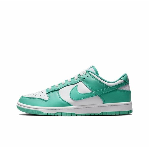 Кроссовки NIKE, размер 45EU, белый, бирюзовый кроссовки nike dunk low venice 38eu