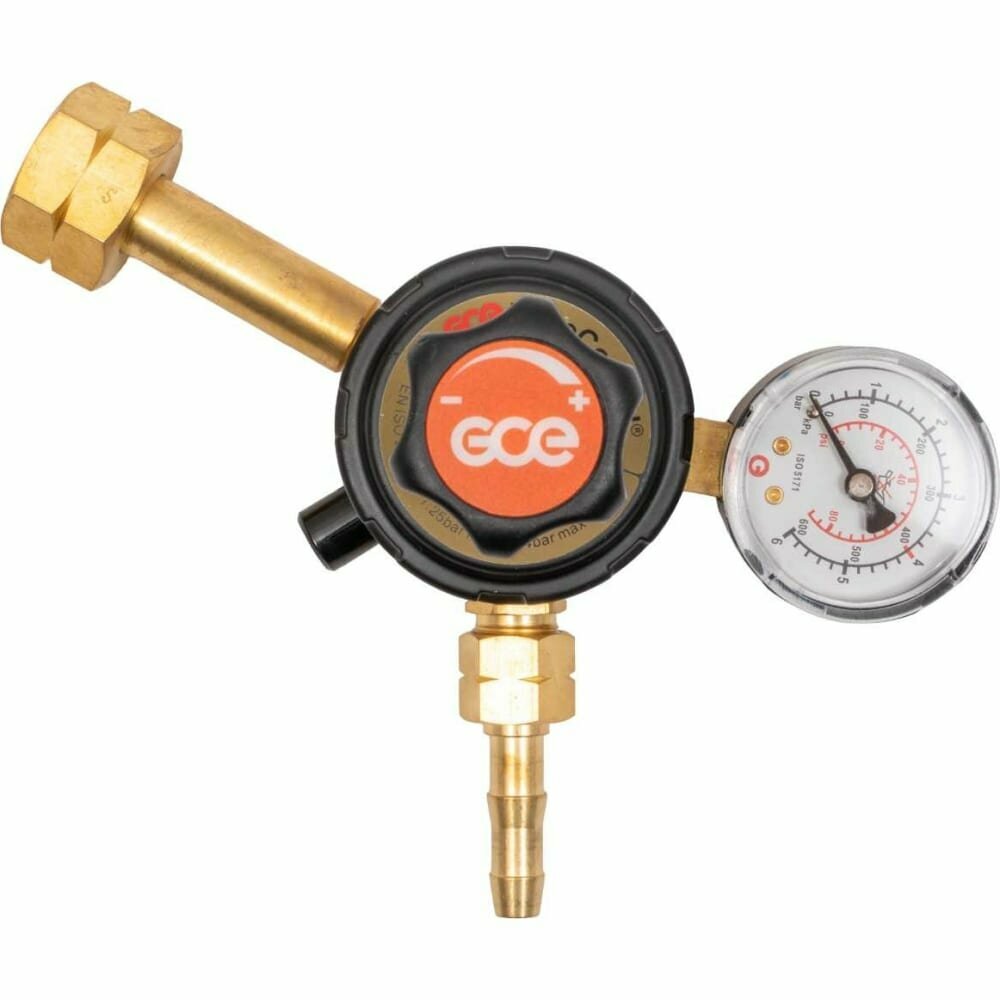 Редуктор GCE Base Control SE PB - 25/4 бар, вх. W 21,8x1/14LH"; вых. G 3/8" LH; 5 м3/ч — фото 1