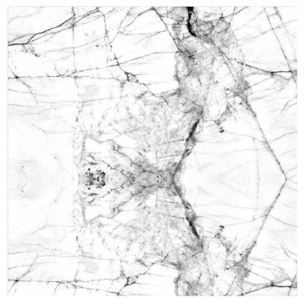 Пленка самоклеящаяся 0,45х2м, мрамор темно-серый