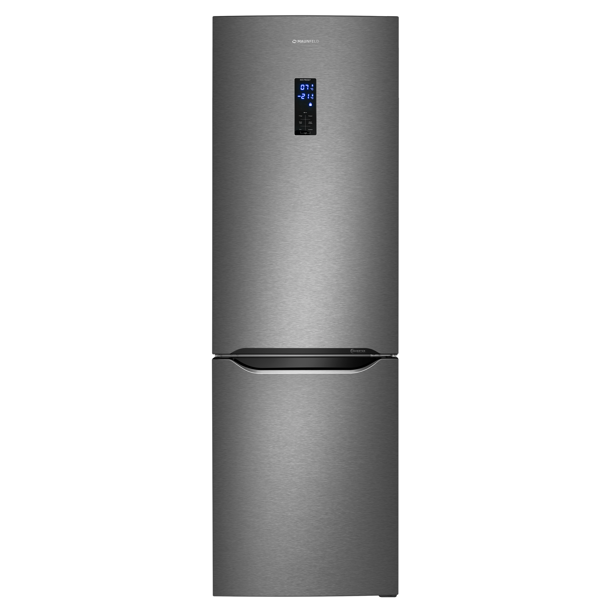 Холодильник двухкамерный Maunfeld MFF187NFIX10 187x66x59.5 см 1 компрессор цвет серебристый - фото №4